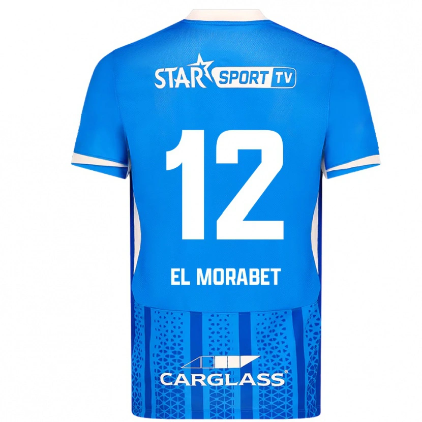 Danxen Damen Sami El Morabet #12 Blau Weiß Heimtrikot Trikot 2025/26 T-Shirt Österreich