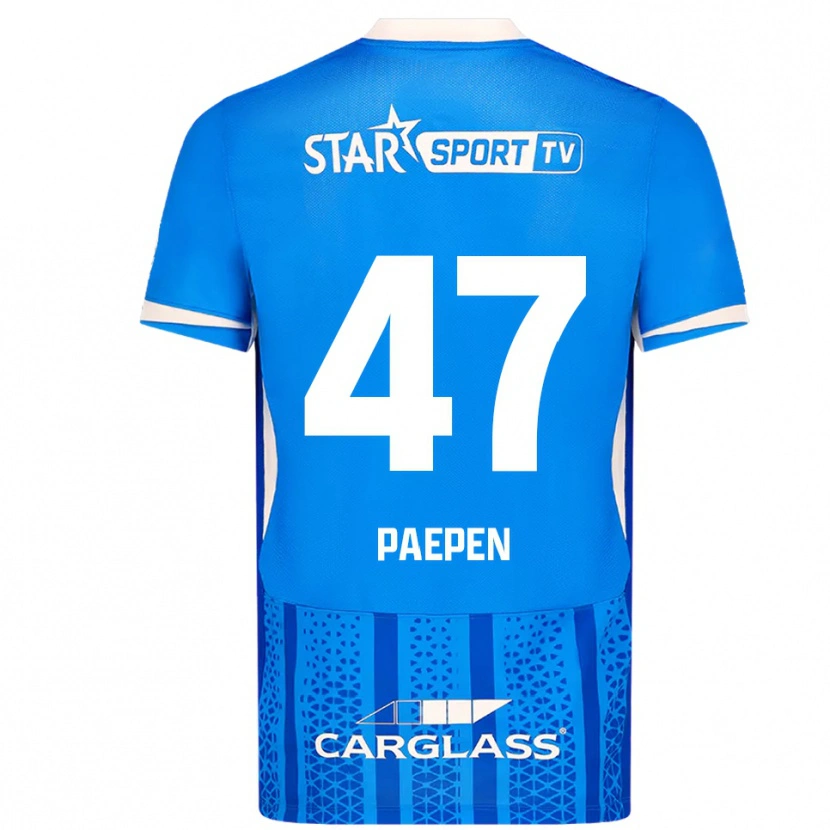 Danxen Damen Sam Paepen #47 Blau Weiß Heimtrikot Trikot 2025/26 T-Shirt Österreich