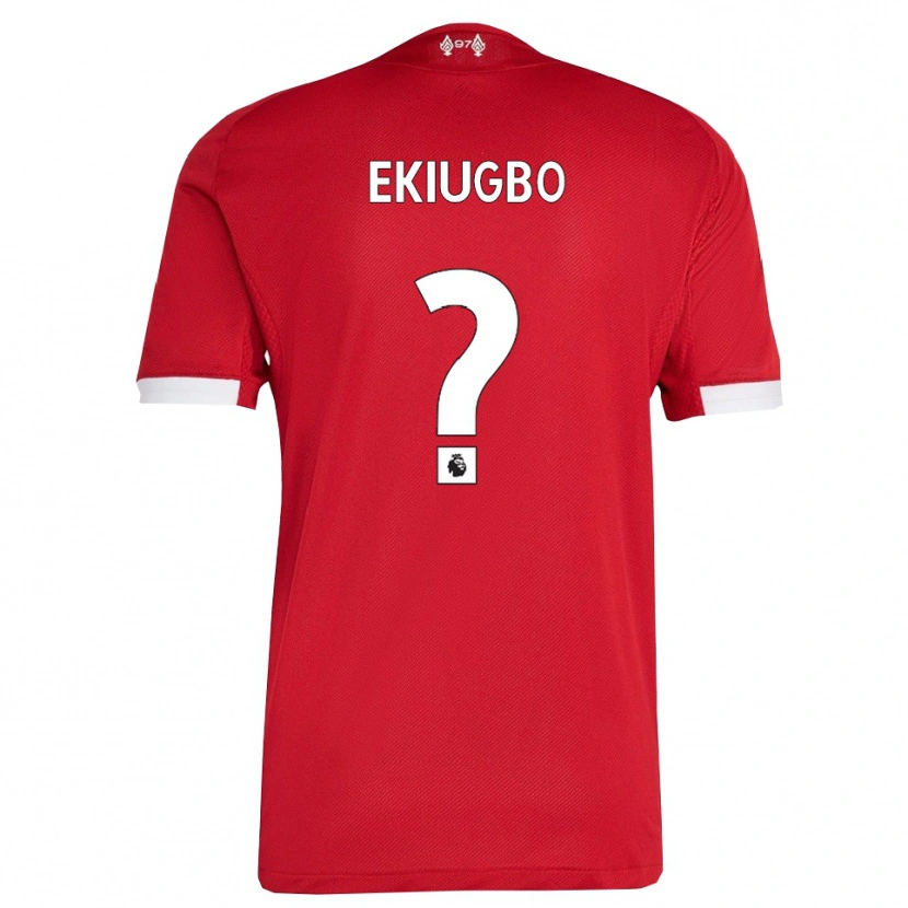 Danxen Damen Shadrach Ekiugbo #0 Rot Weiß Heimtrikot Trikot 2025/26 T-Shirt Österreich