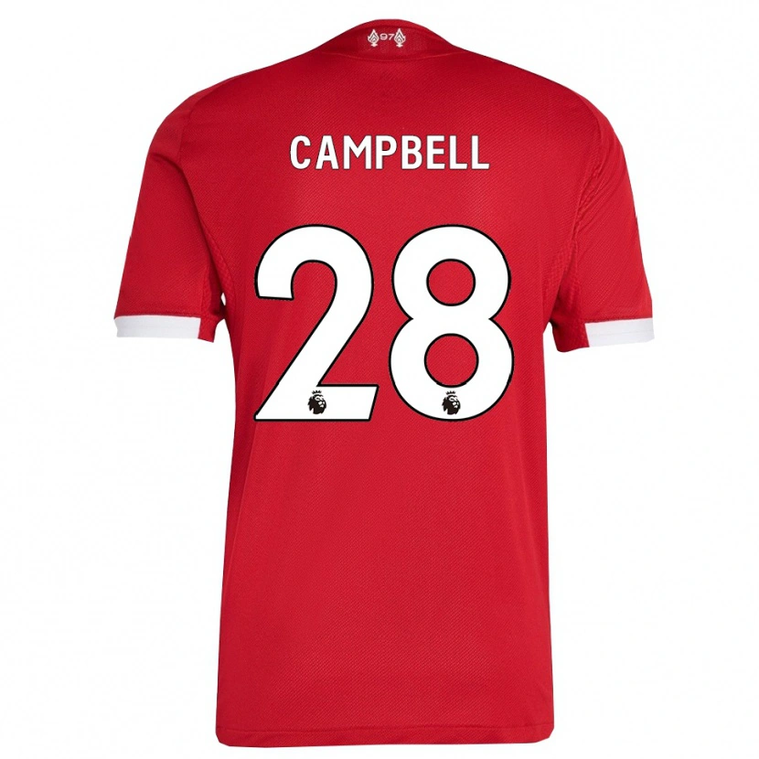 Danxen Damen Megan Campbell #28 Rot Weiß Heimtrikot Trikot 2025/26 T-Shirt Österreich