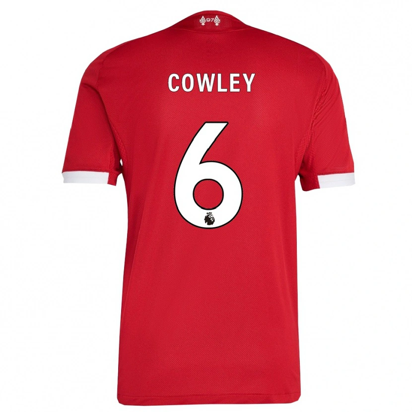 Danxen Damen Ryan Cowley #6 Rot Weiß Heimtrikot Trikot 2025/26 T-Shirt Österreich
