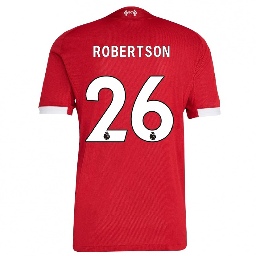 Danxen Damen Andrew Robertson #26 Rot Weiß Heimtrikot Trikot 2025/26 T-Shirt Österreich