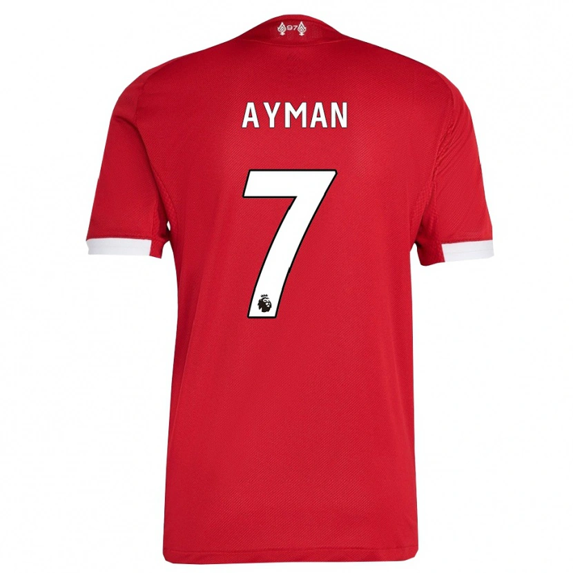 Danxen Damen Alvin Ayman #7 Rot Weiß Heimtrikot Trikot 2025/26 T-Shirt Österreich