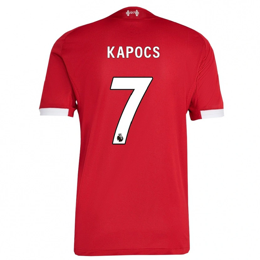 Danxen Damen Cornelia Kapocs #7 Rot Weiß Heimtrikot Trikot 2025/26 T-Shirt Österreich
