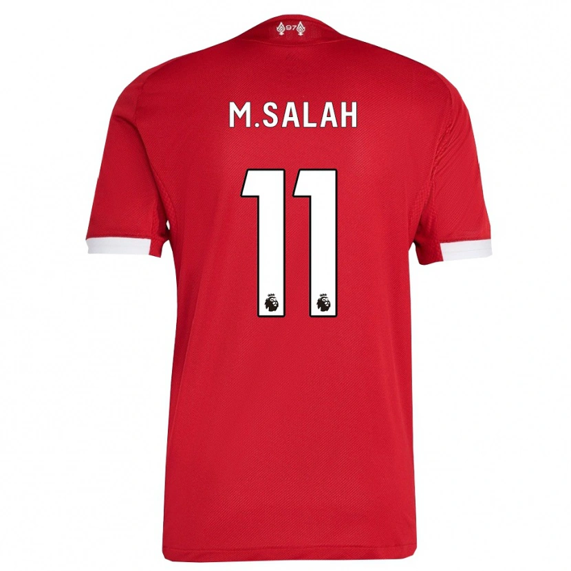 Danxen Damen Mohamed Salah #11 Rot Weiß Heimtrikot Trikot 2025/26 T-Shirt Österreich