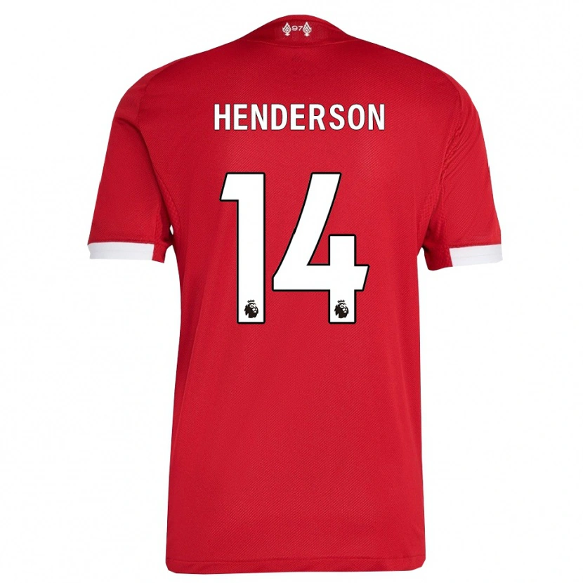 Danxen Damen Henderson #14 Rot Weiß Heimtrikot Trikot 2025/26 T-Shirt Österreich