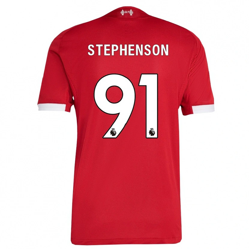 Danxen Damen Luca Stephenson #91 Rot Weiß Heimtrikot Trikot 2025/26 T-Shirt Österreich