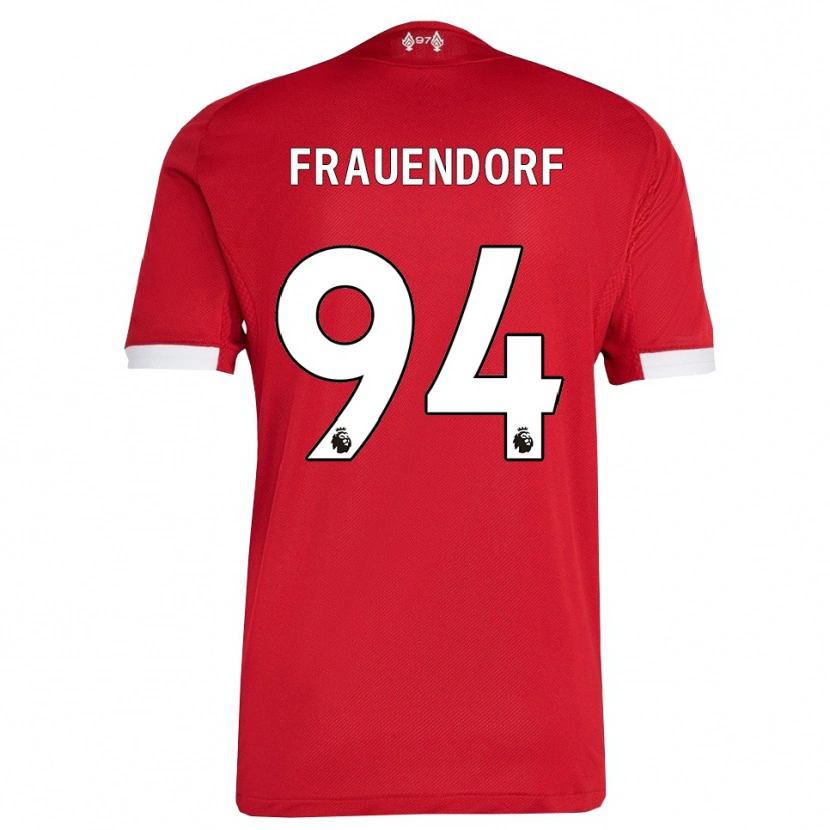 Danxen Damen Melkamu Frauendorf #94 Rot Weiß Heimtrikot Trikot 2025/26 T-Shirt Österreich