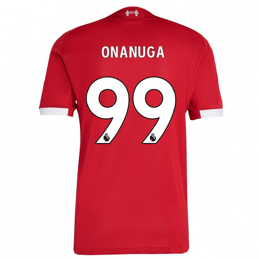 Danxen Damen Fola Onanuga #99 Rot Weiß Heimtrikot Trikot 2025/26 T-Shirt Österreich