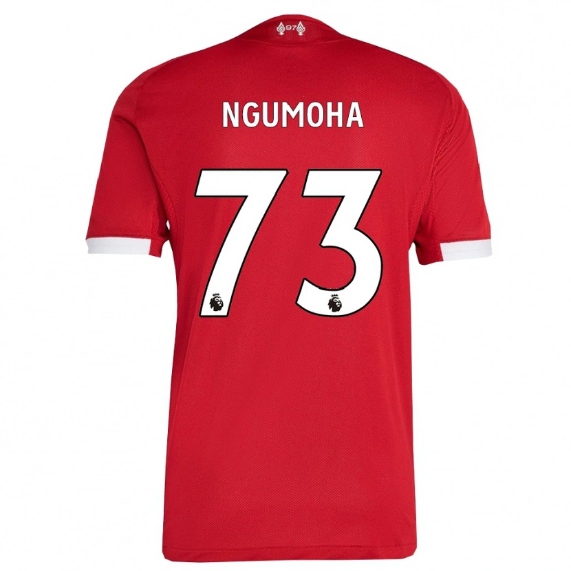 Danxen Damen Rio Ngumoha #73 Rot Weiß Heimtrikot Trikot 2025/26 T-Shirt Österreich