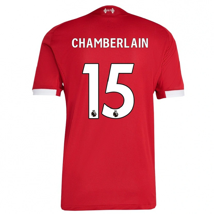 Danxen Damen Alex Oxlade Chamberlain #15 Rot Weiß Heimtrikot Trikot 2025/26 T-Shirt Österreich