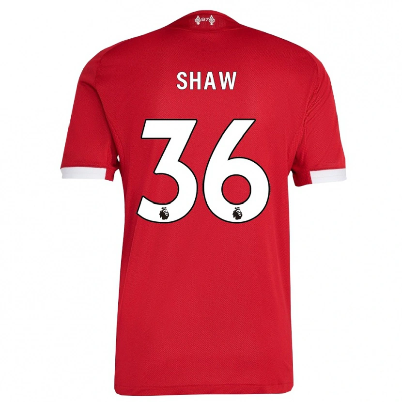 Danxen Damen Zara Shaw #36 Rot Weiß Heimtrikot Trikot 2025/26 T-Shirt Österreich