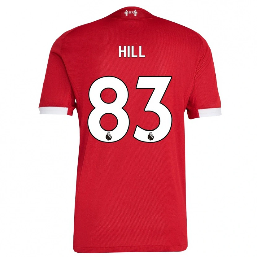 Danxen Damen Thomas Hill #83 Rot Weiß Heimtrikot Trikot 2025/26 T-Shirt Österreich