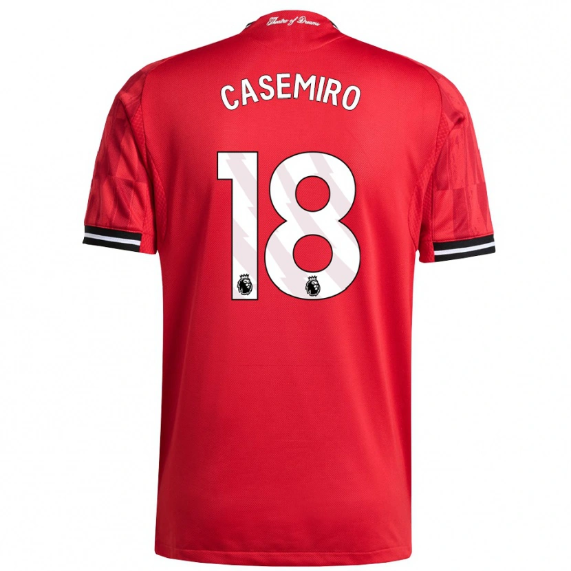 Danxen Damen Casemiro #18 Rot Schwarz Weiß Heimtrikot Trikot 2025/26 T-Shirt Österreich