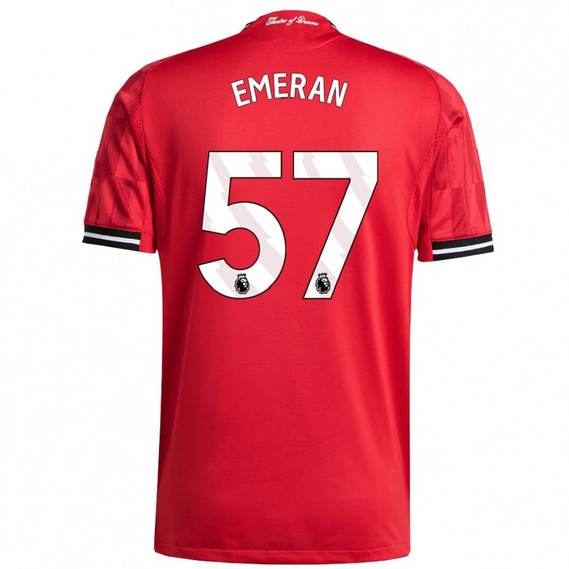 Danxen Damen Noam Emeran #57 Rot Schwarz Weiß Heimtrikot Trikot 2025/26 T-Shirt Österreich