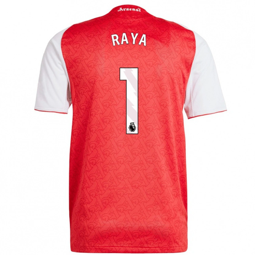 Danxen Damen David Raya #1 Rot Weiß Heimtrikot Trikot 2025/26 T-Shirt Österreich