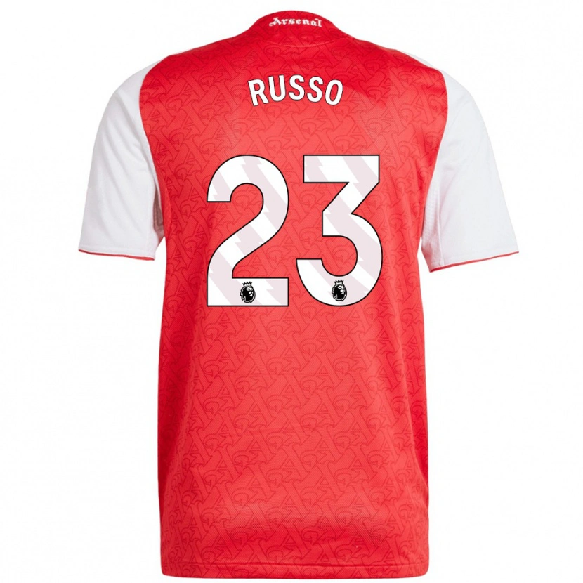 Danxen Damen Alessia Russo #23 Rot Weiß Heimtrikot Trikot 2025/26 T-Shirt Österreich