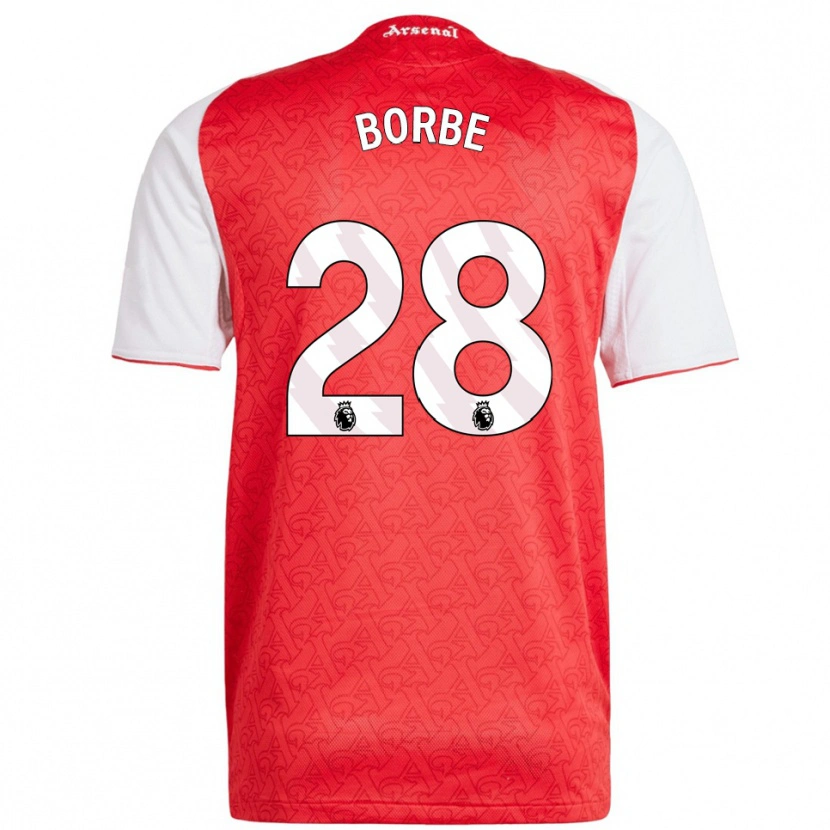Danxen Damen Anneke Borbe #28 Rot Weiß Heimtrikot Trikot 2025/26 T-Shirt Österreich