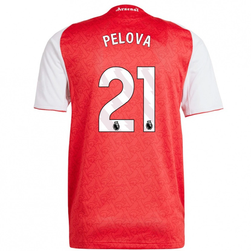 Danxen Damen Victoria Pelova #21 Rot Weiß Heimtrikot Trikot 2025/26 T-Shirt Österreich