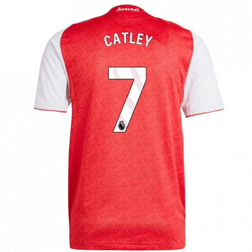 Danxen Damen Steph Catley #7 Rot Weiß Heimtrikot Trikot 2025/26 T-Shirt Österreich