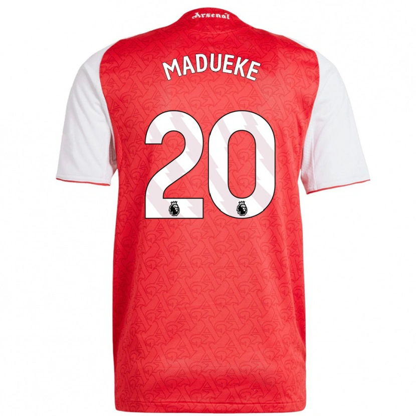 Danxen Damen Noni Madueke #20 Rot Weiß Heimtrikot Trikot 2025/26 T-Shirt Österreich