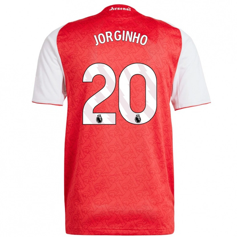 Danxen Damen Jorginho #20 Rot Weiß Heimtrikot Trikot 2025/26 T-Shirt Österreich