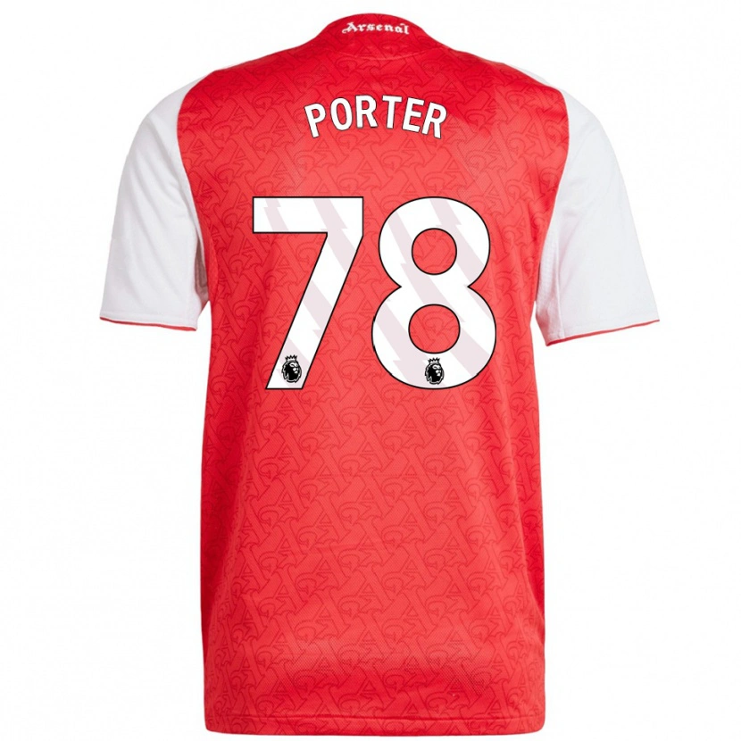 Danxen Damen Jack Porter #78 Rot Weiß Heimtrikot Trikot 2025/26 T-Shirt Österreich