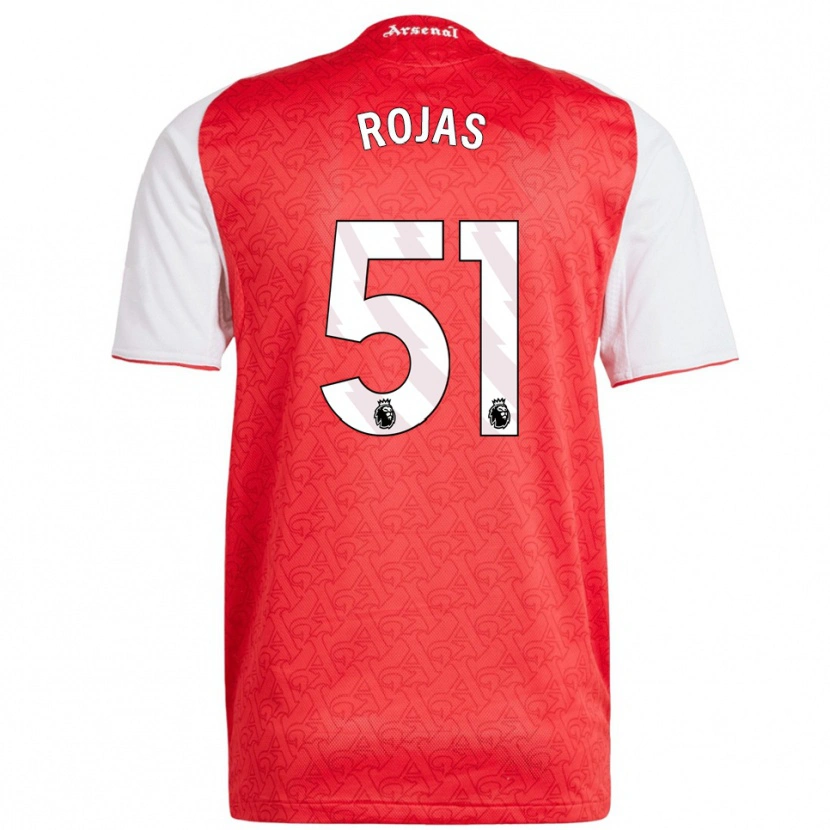 Danxen Damen Alexéi Rojas #51 Rot Weiß Heimtrikot Trikot 2025/26 T-Shirt Österreich