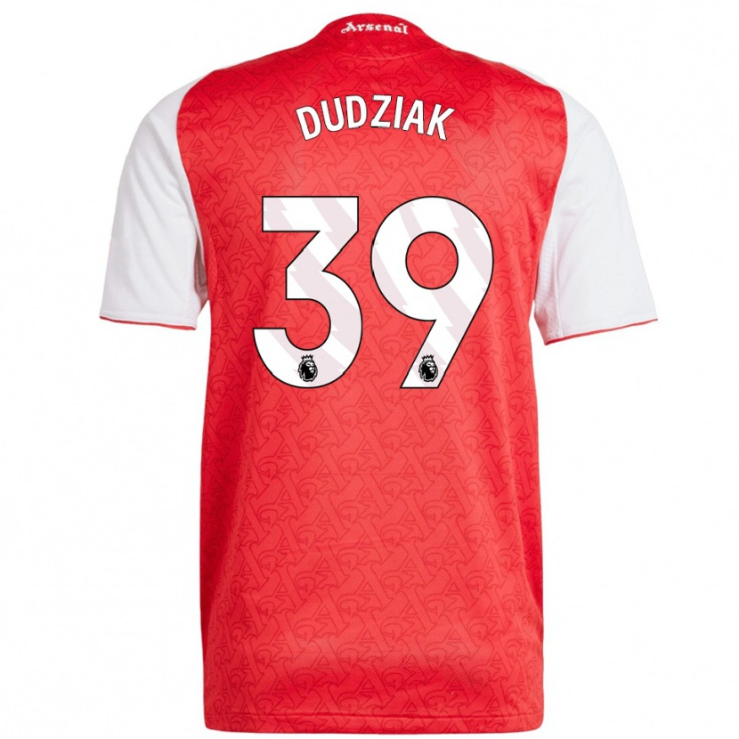 Danxen Damen Harrison Dudziak #39 Rot Weiß Heimtrikot Trikot 2025/26 T-Shirt Österreich