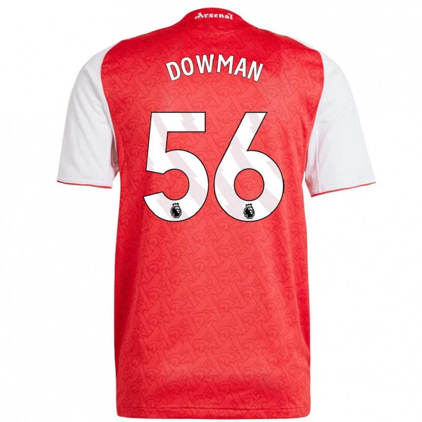 Danxen Damen Max Dowman #56 Rot Weiß Heimtrikot Trikot 2025/26 T-Shirt Österreich