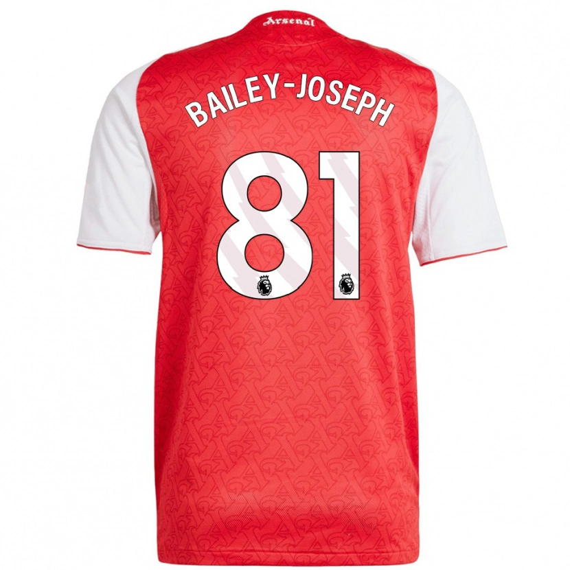 Danxen Damen Brando Bailey-Joseph #81 Rot Weiß Heimtrikot Trikot 2025/26 T-Shirt Österreich