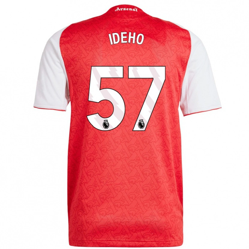 Danxen Damen Joel Ideho #57 Rot Weiß Heimtrikot Trikot 2025/26 T-Shirt Österreich