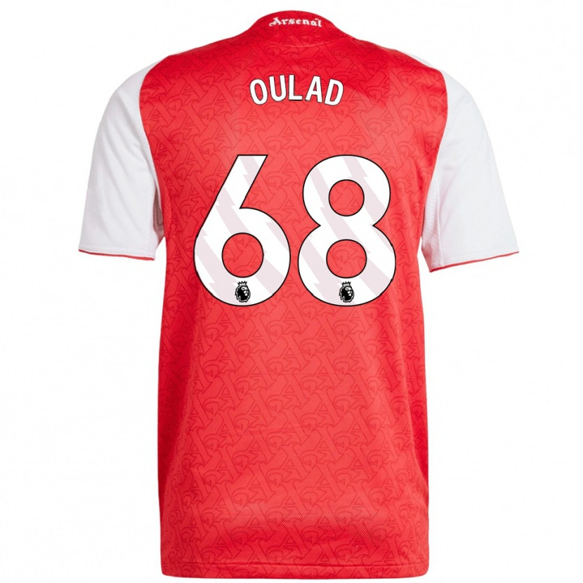 Danxen Damen Salah-Eddine Oulad M'hand #68 Rot Weiß Heimtrikot Trikot 2025/26 T-Shirt Österreich