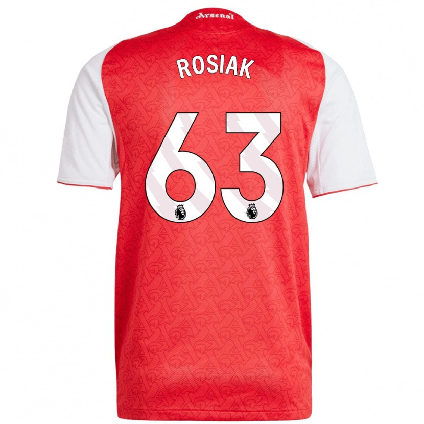 Danxen Damen Michal Rosiak #63 Rot Weiß Heimtrikot Trikot 2025/26 T-Shirt Österreich