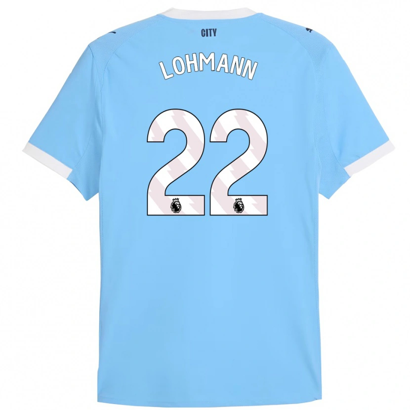Danxen Damen Sydney Lohmann #22 Himmelblau Weiß Heimtrikot Trikot 2025/26 T-Shirt Österreich