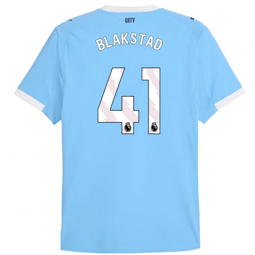 Danxen Damen Julie Blakstad #41 Himmelblau Weiß Heimtrikot Trikot 2025/26 T-Shirt Österreich