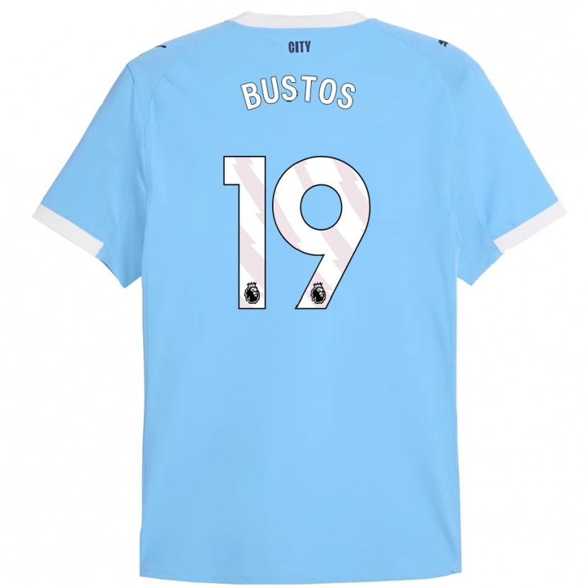 Danxen Damen Nahuel Bustos #19 Himmelblau Weiß Heimtrikot Trikot 2025/26 T-Shirt Österreich