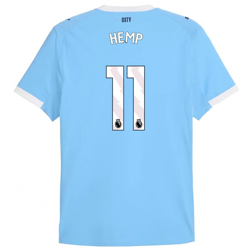 Danxen Damen Lauren Hemp #11 Himmelblau Weiß Heimtrikot Trikot 2025/26 T-Shirt Österreich
