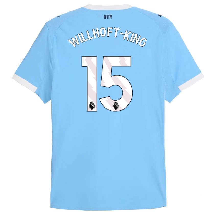 Danxen Damen Han Willhoft-King #15 Himmelblau Weiß Heimtrikot Trikot 2025/26 T-Shirt Österreich