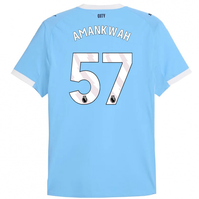 Danxen Damen Yeboah Amankwah #57 Himmelblau Weiß Heimtrikot Trikot 2025/26 T-Shirt Österreich