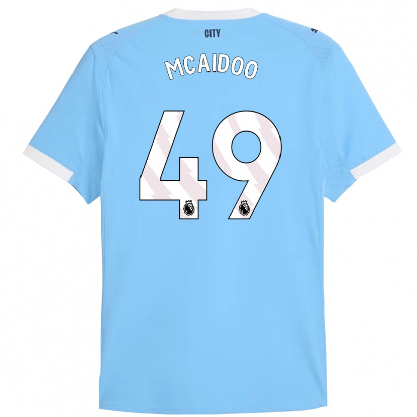 Danxen Damen Ryan Mcaidoo #49 Himmelblau Weiß Heimtrikot Trikot 2025/26 T-Shirt Österreich