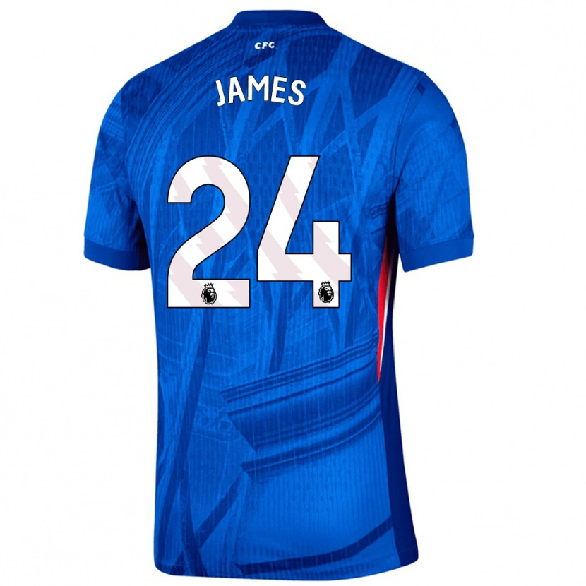 Danxen Damen Reece James #24 Blau Weiß Heimtrikot Trikot 2025/26 T-Shirt Österreich