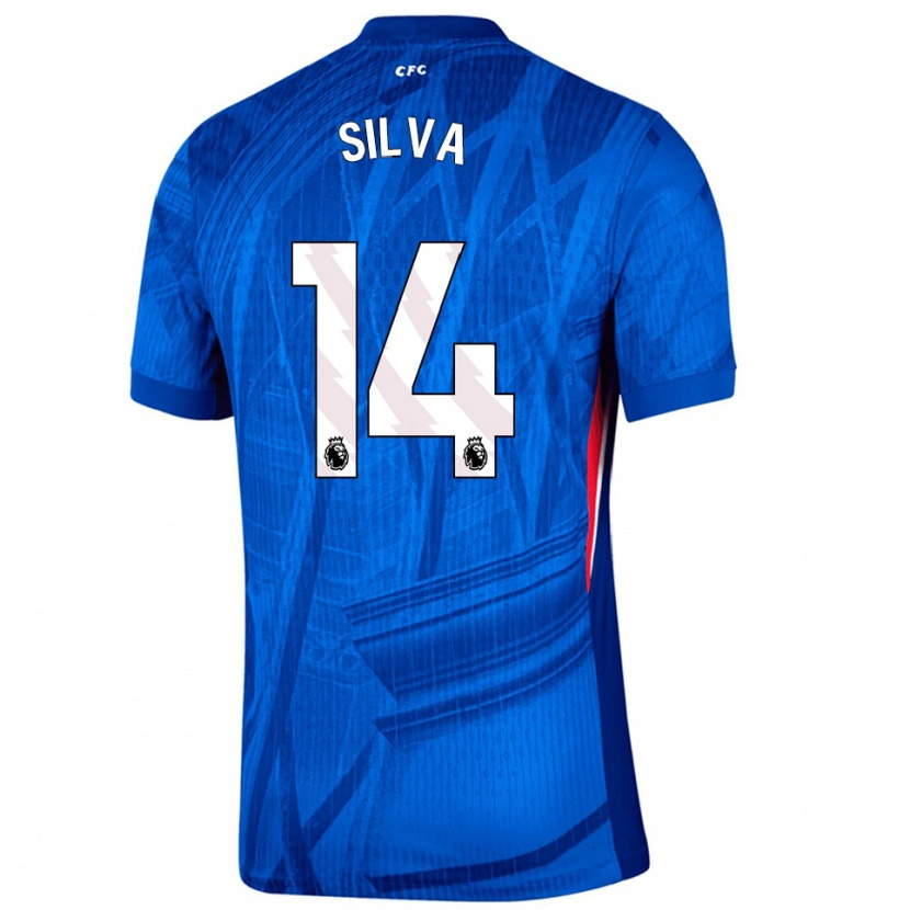 Danxen Damen Isago Silva #14 Blau Weiß Heimtrikot Trikot 2025/26 T-Shirt Österreich