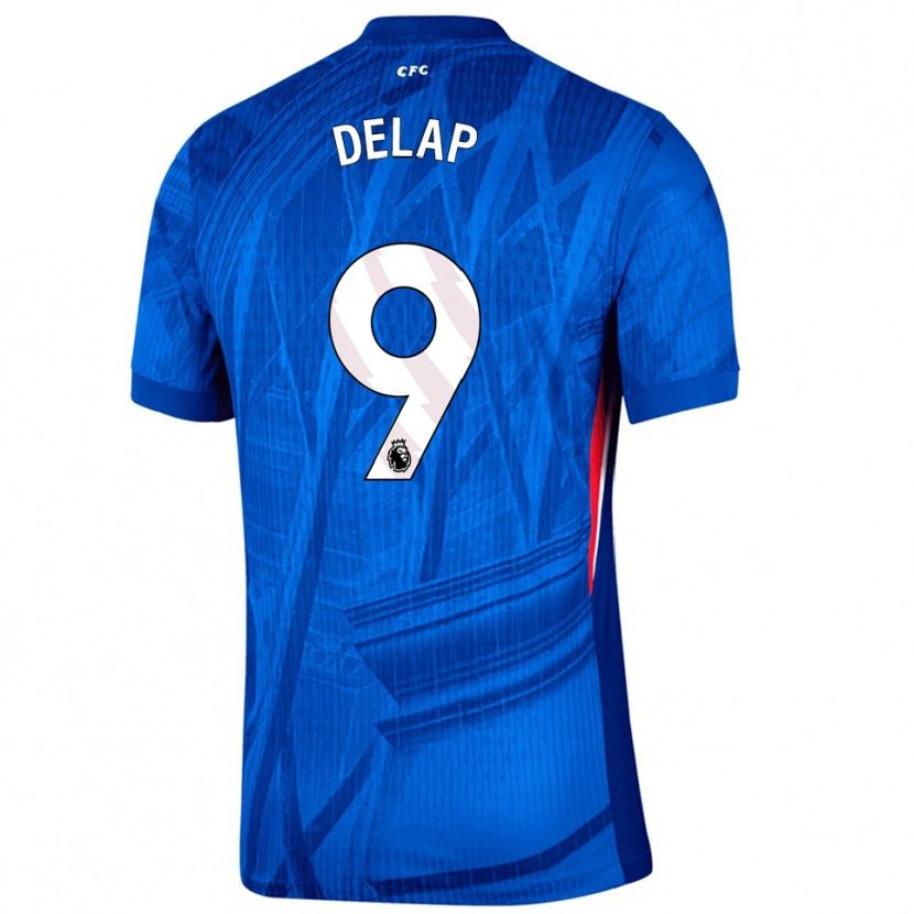 Danxen Damen Liam Delap #9 Blau Weiß Heimtrikot Trikot 2025/26 T-Shirt Österreich