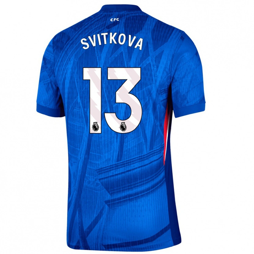 Danxen Damen Katerina Svitkova #13 Blau Weiß Heimtrikot Trikot 2025/26 T-Shirt Österreich
