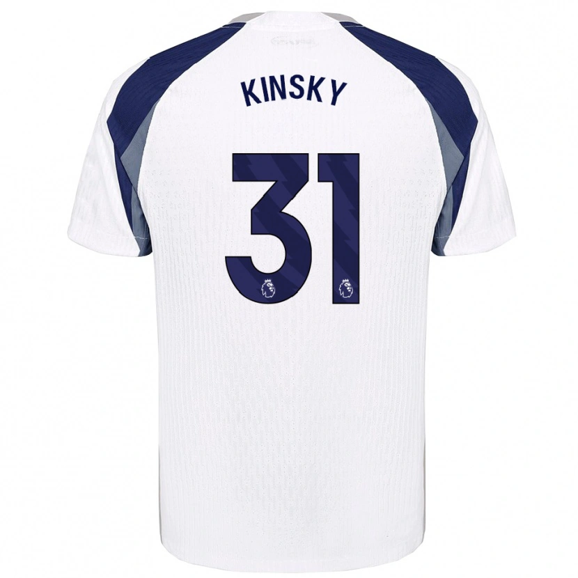 Danxen Damen Antonín Kinský #31 Weiß Marineblau Heimtrikot Trikot 2025/26 T-Shirt Österreich