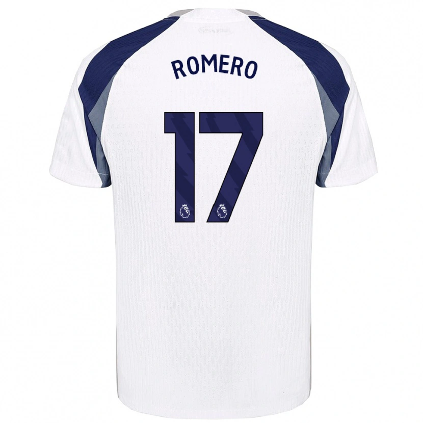 Danxen Damen Cristian Romero #17 Weiß Marineblau Heimtrikot Trikot 2025/26 T-Shirt Österreich