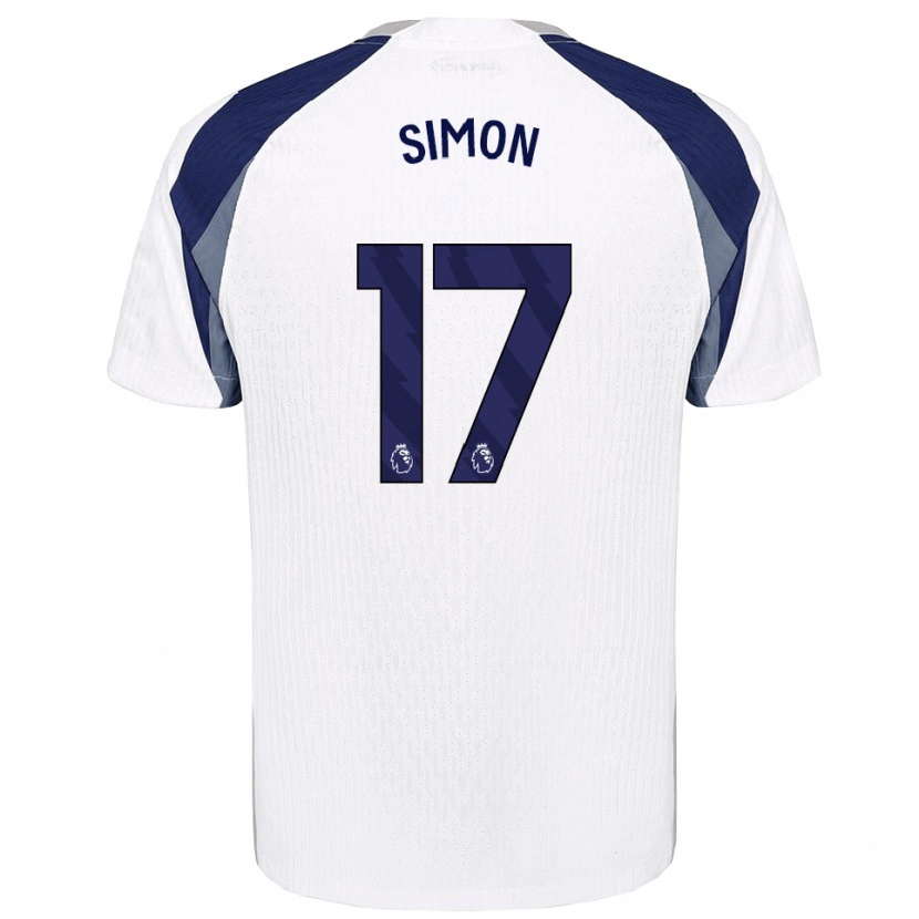 Danxen Damen Kyah Simon #17 Weiß Marineblau Heimtrikot Trikot 2025/26 T-Shirt Österreich