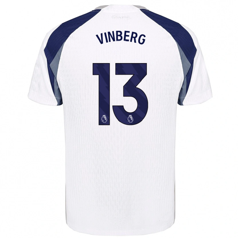 Danxen Damen Matilda Vinberg #13 Weiß Marineblau Heimtrikot Trikot 2025/26 T-Shirt Österreich