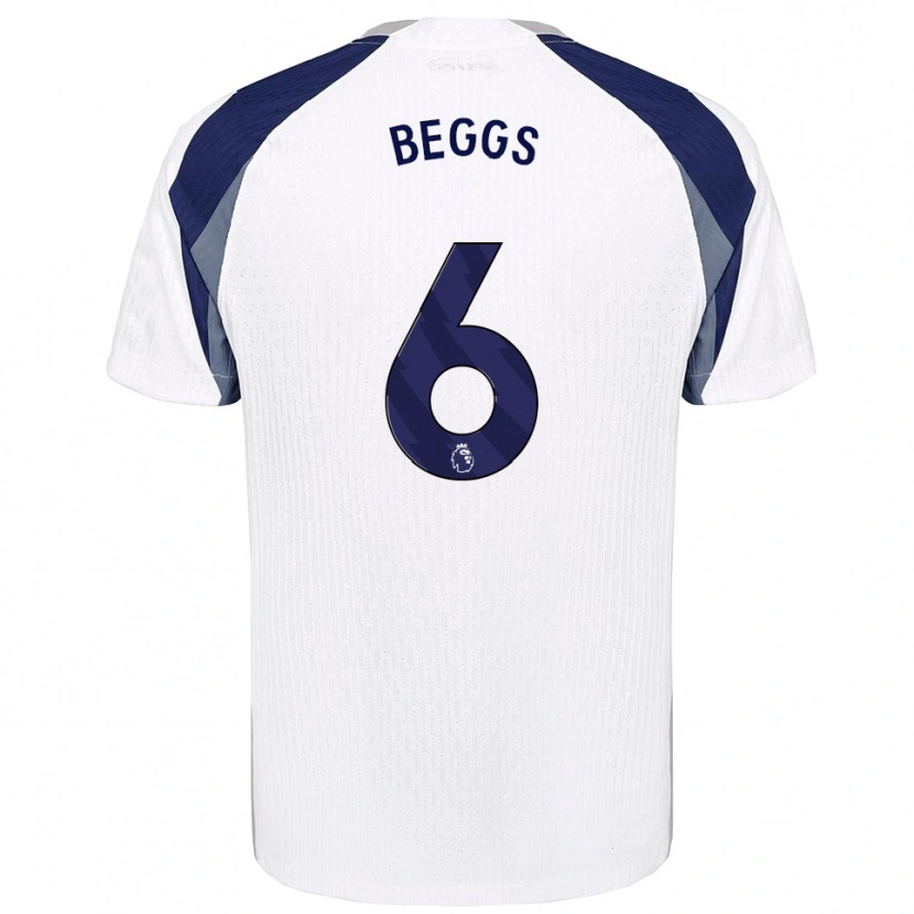 Danxen Damen Jamel Beggs #6 Weiß Marineblau Heimtrikot Trikot 2025/26 T-Shirt Österreich